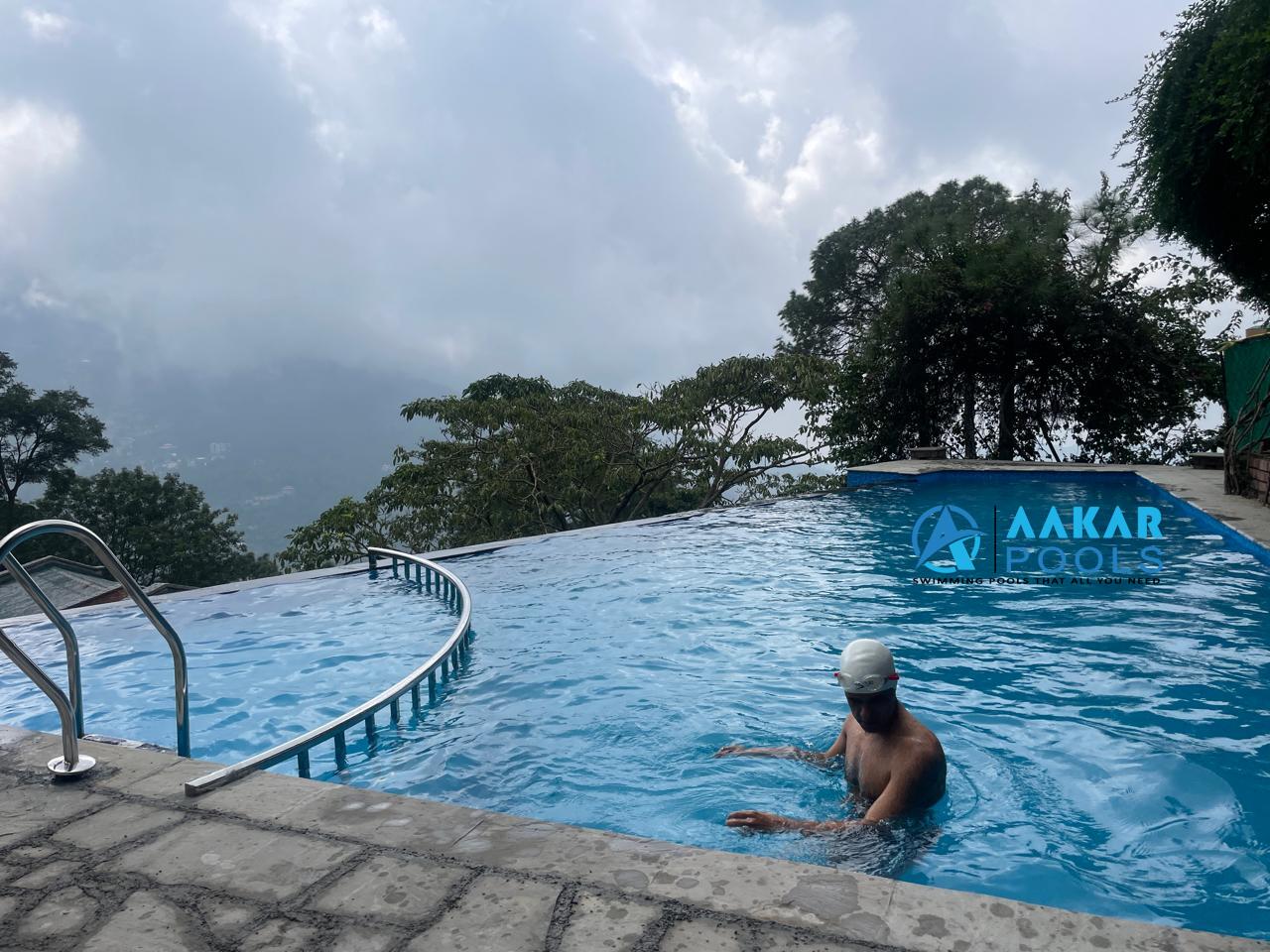 Infinity Swimming Pool Manufacturer & Supplier in India | Aakar Pools