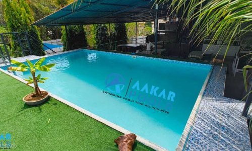 Hotel Rooftop Pool with logo Size 20x12 Rs. 475000