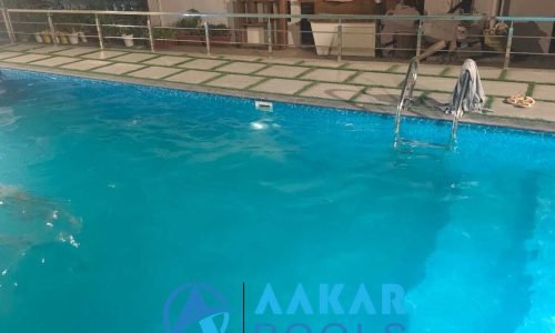 Vinyl liner swimming pool with logo Size 12x7 Rs 275000