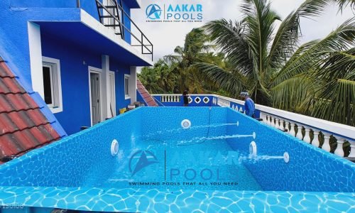 swimming pool for terrace with logo Size 20x10 Rs 415000